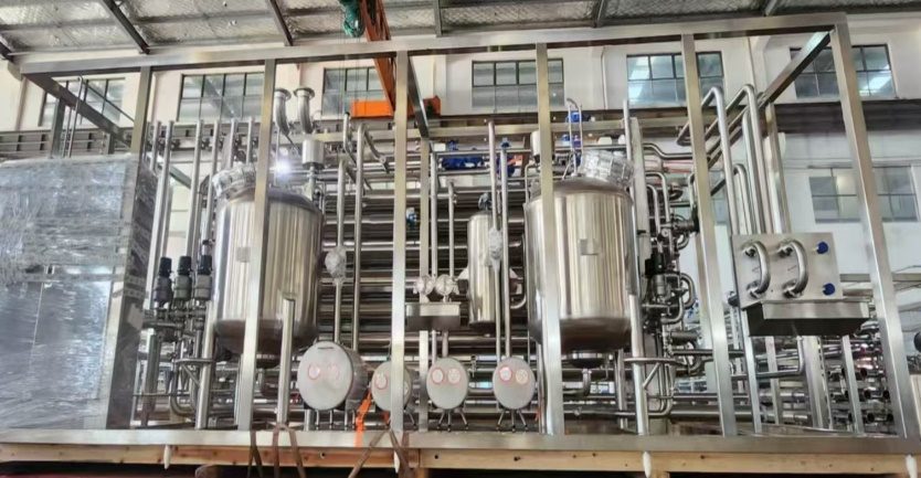 Helical coil UHT sterilizer
